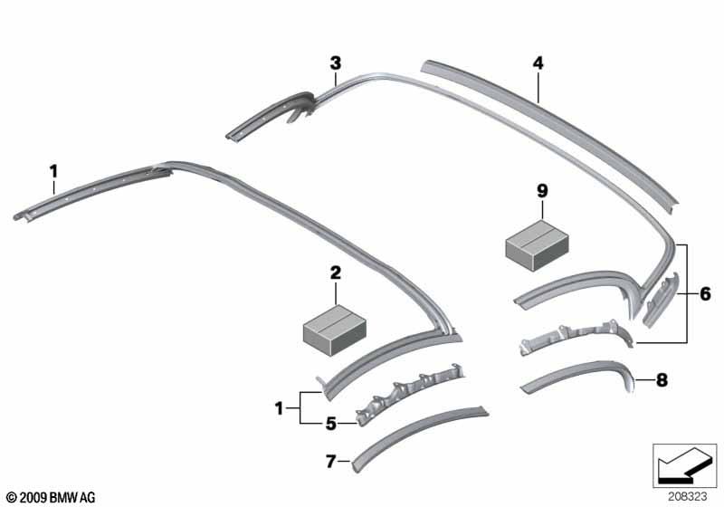Genuine BMW 54377256887 E89 Mount, Seal, Front (Inc. Z4 35i, Z4 18i & Z4 35is) | ML Performance EU Car Parts