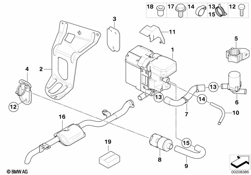 Genuine BMW 17127515471 Hose Clamp D=23mm (Inc. 545i, 530xi & 550i) | ML Performance EU Car Parts