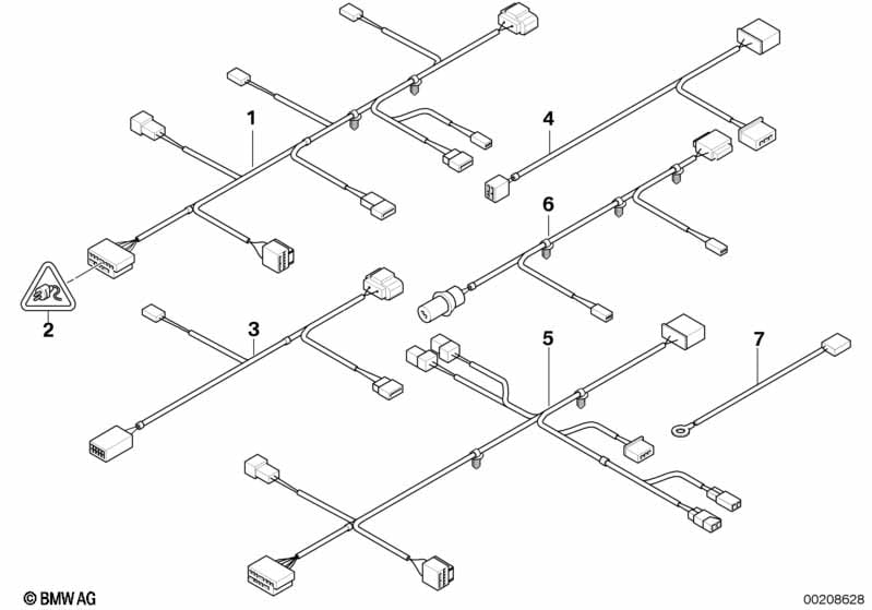 Wiring set seat