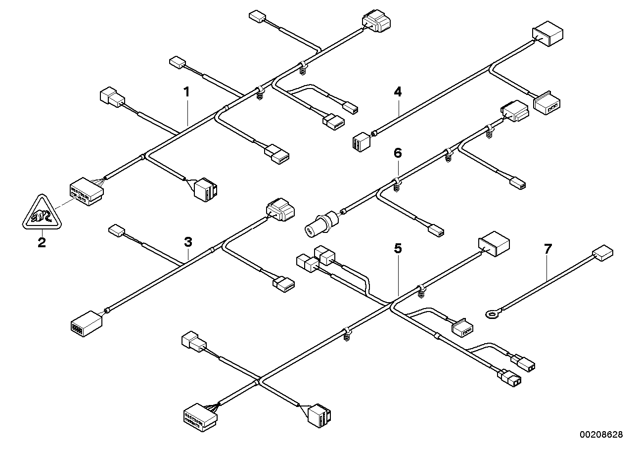 Genuine BMW 61129218769 E93 Wiring Loom, Seat Motors, Driver Side (Inc. 325i, 318i & 328i) | Duco Car Parts UK Car Parts