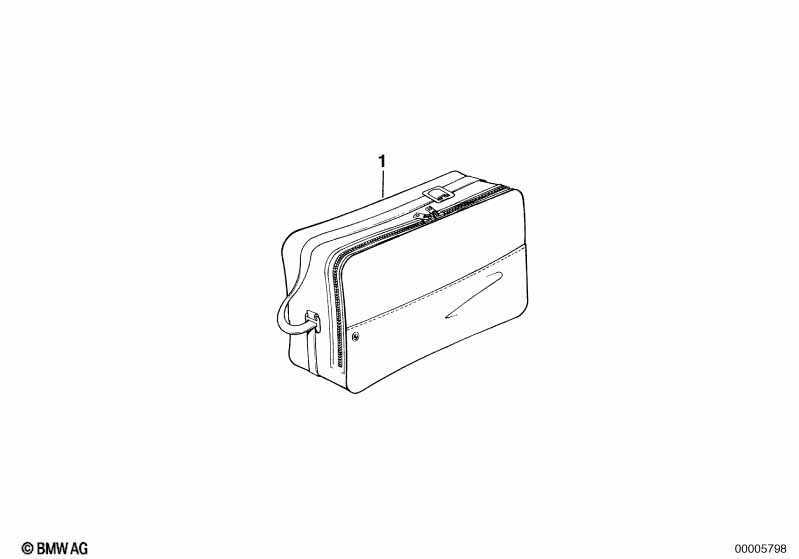 Bag for top case