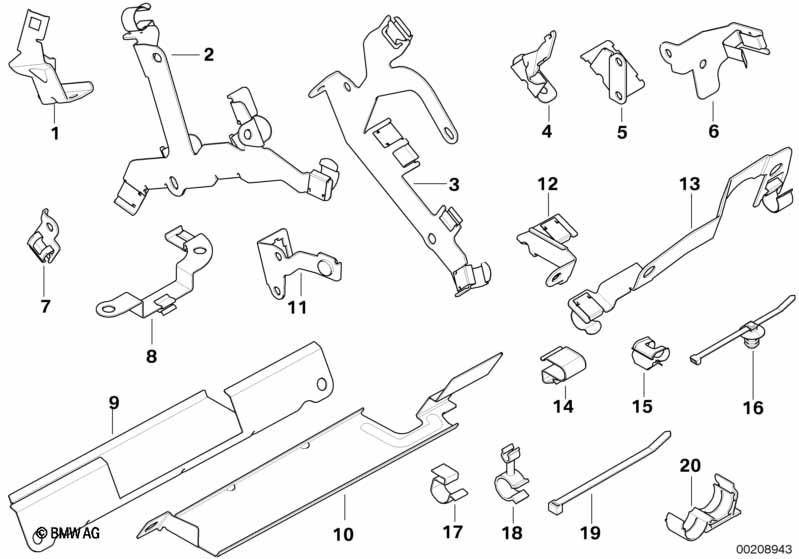 Genuine BMW 11617520505 E65 E67 Hex Bolt M6X14-Z1-8.8 (Inc. 760i & 760LiS) | ML Performance UK Car Parts