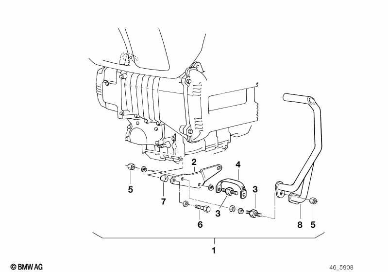 Modification kit f safety bar, catalyst