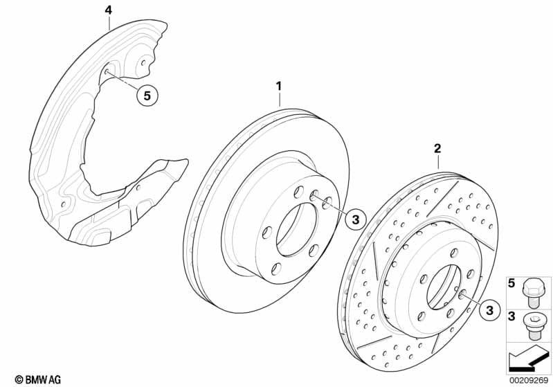 Front brake / brake disc