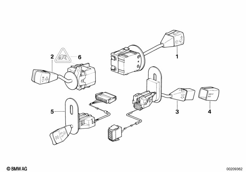 Steering column switch