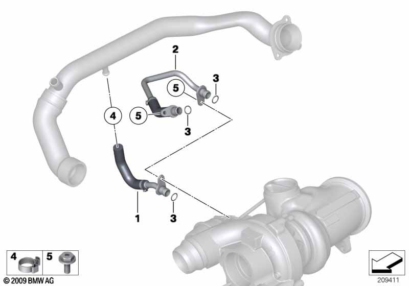Cooling-system turbocharger