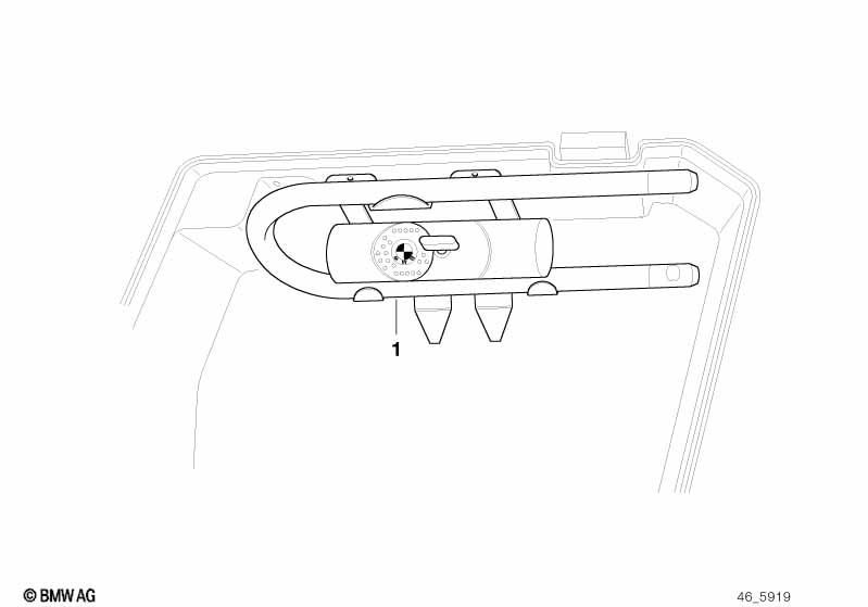 Bow-type lock installation set