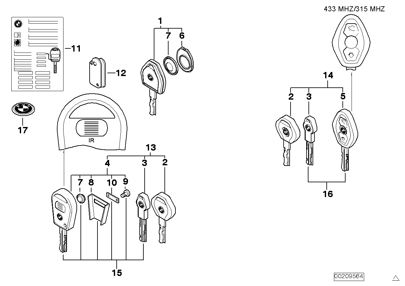 Genuine BMW 71236906390 E38 E83 E61 Label 
