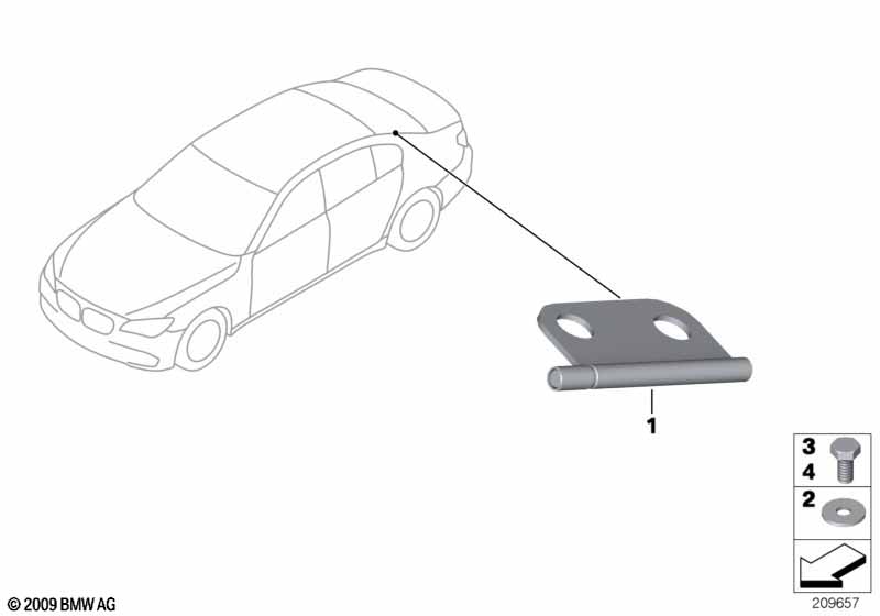 Rear window studs