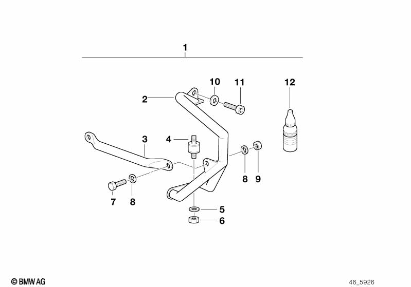 Engine protection bar set