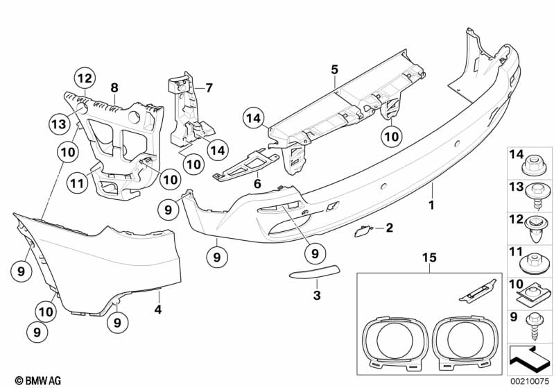 Genuine BMW 51127158448 E70 Flap, Towing Eye Right SCHWARZ GENARBT (Inc. X5 3.5d, X5 3.0si & X5 3.0sd) | ML Performance UK Car Parts