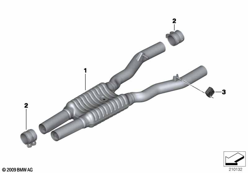 Center muffler