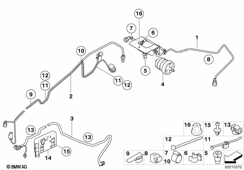 Genuine BMW 16197229911 E71 E70 Hose Clamp (Inc. X5 & X6 30dX) | ML Performance EU Car Parts
