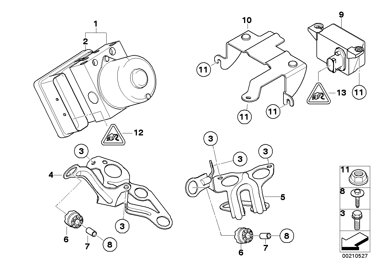 Genuine BMW 34526769174 E85 E86 Speed Sensor (Inc. Z4) | ML Performance UK Car Parts