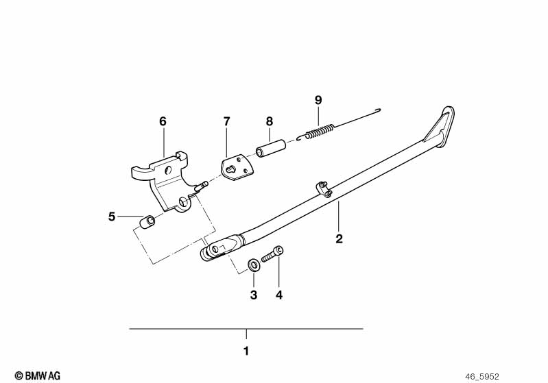 Genuine BMW 46532330455 Holder (Inc. R 80 GS) | ML Performance UK Car Parts