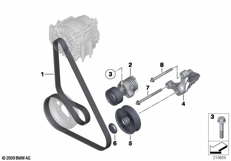 Belt Drive Water Pump/Alternator