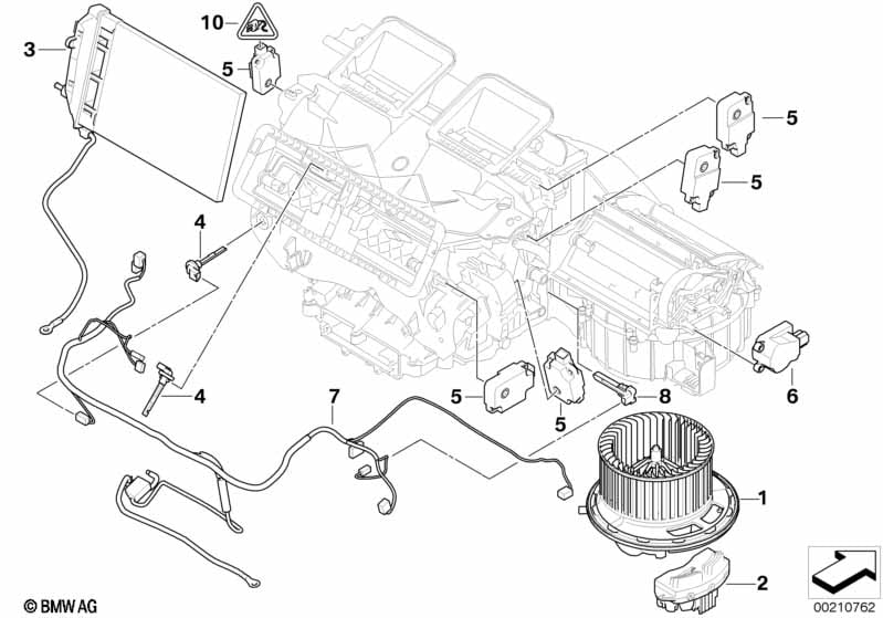 Electric parts for AC unit
