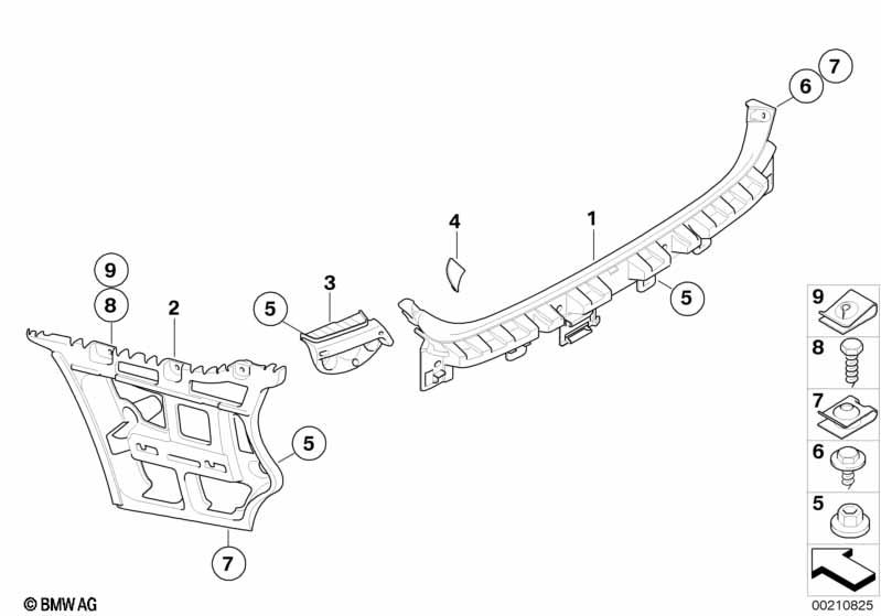 Genuine BMW 51127142068 E91 Covering Cap Right (Inc. 320i, 328xi & 316i) | ML Performance UK Car Parts