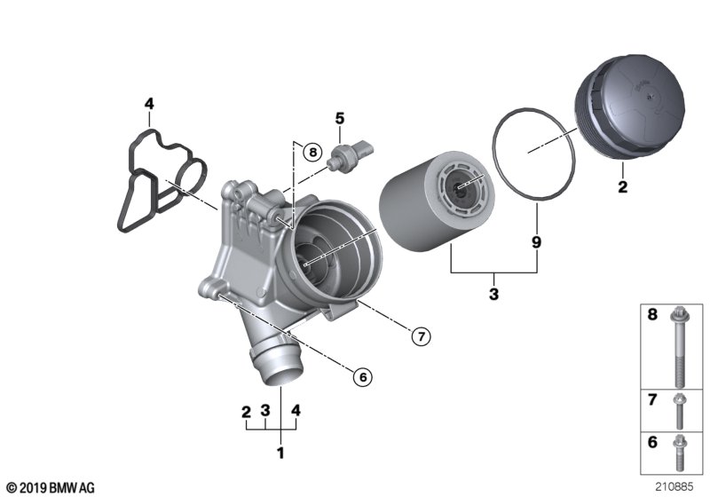 Lubrication system-Oil filter