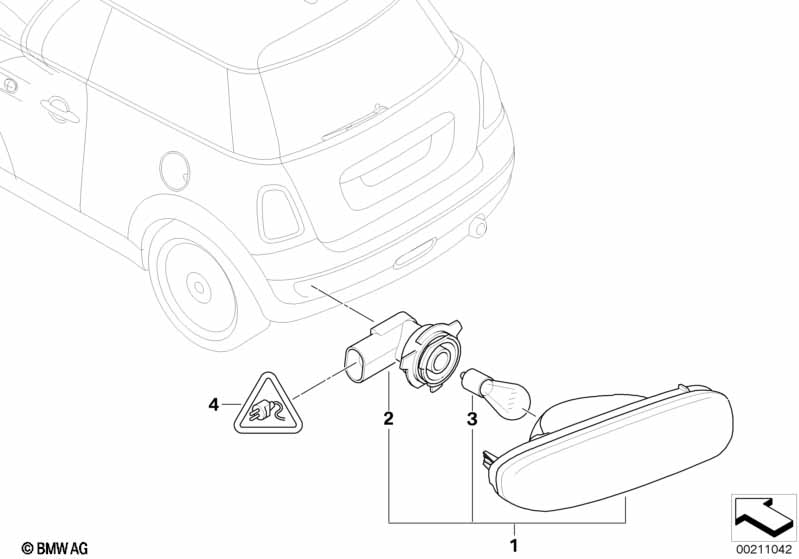 Genuine BMW 63247249647 F56 Bulb Socket (Inc. Cooper) | ML Performance UK Car Parts