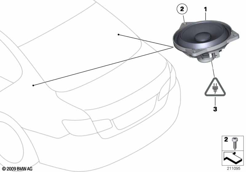 Single parts f package shelf stereo syst
