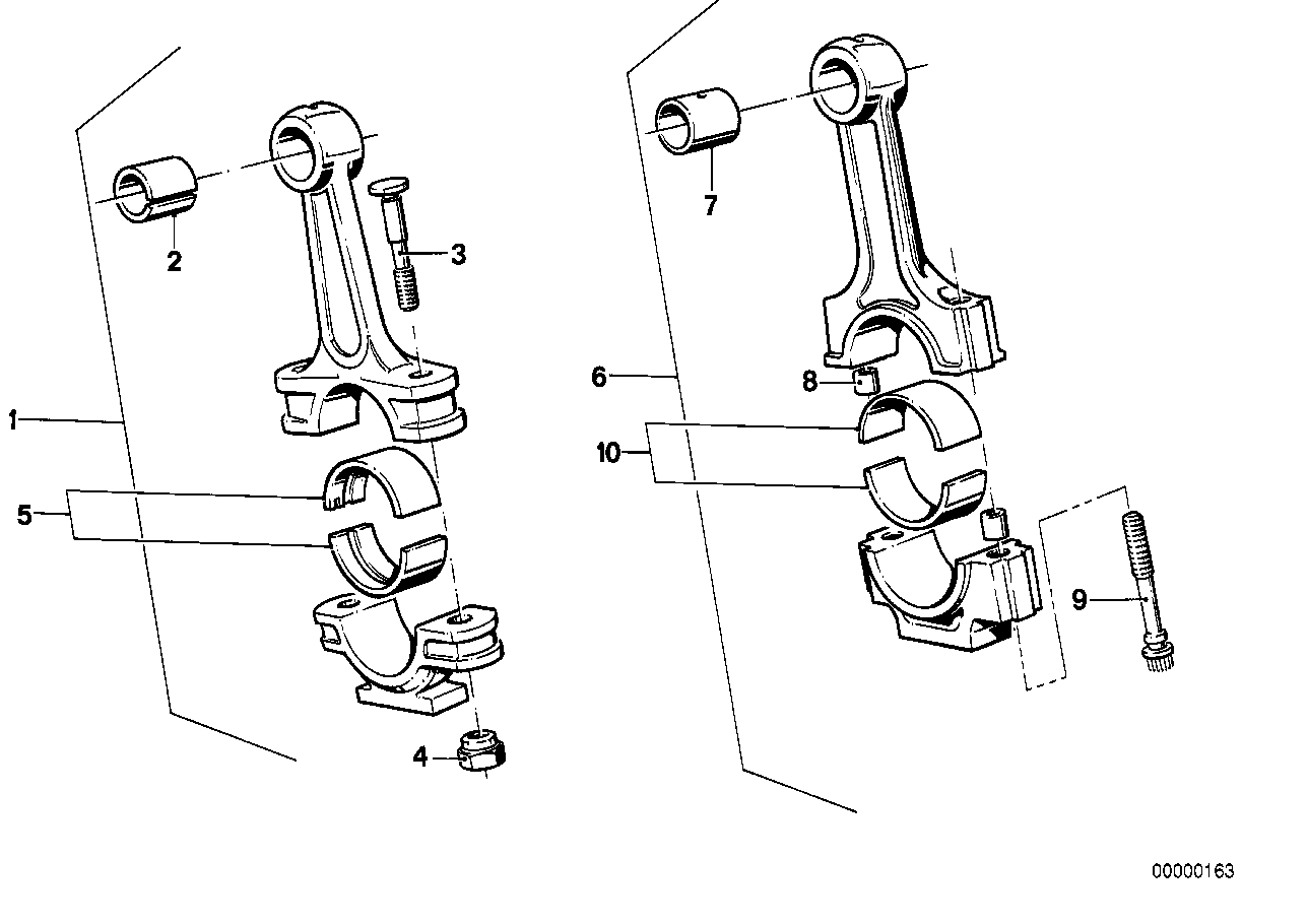 Genuine BMW 11241713342 E39 E38 E28 Connecting Rod Bolt L=53MM (Inc. 850CSi, 320i & 316i) | ML Performance UK Car Parts