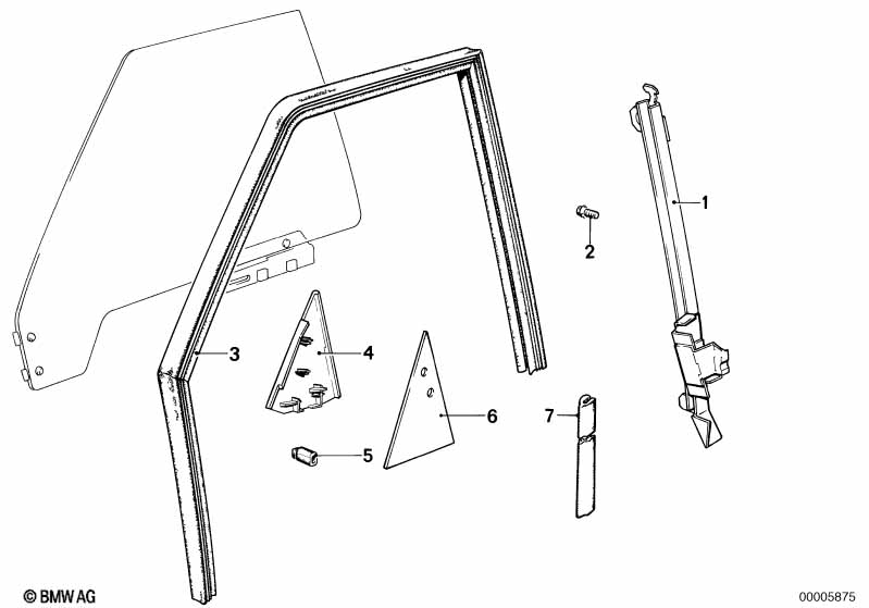 Front window guide