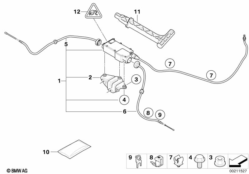Genuine BMW 34436772026 E72 E71 Cable Holder (Inc. X5) | ML Performance EU Car Parts