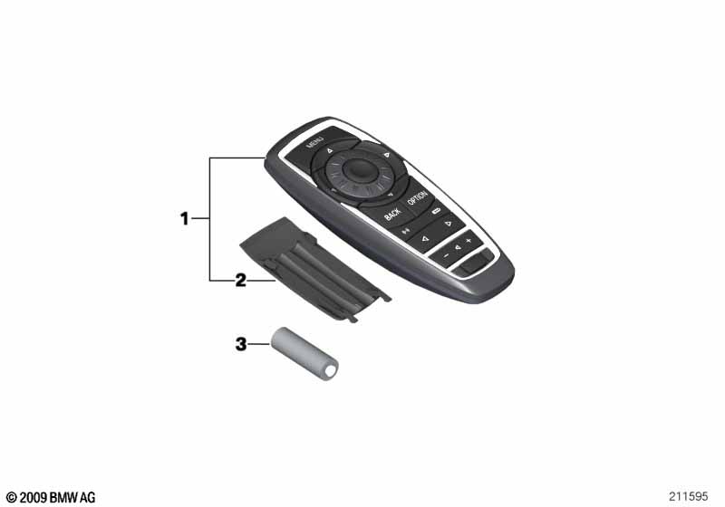 Remote control, rear