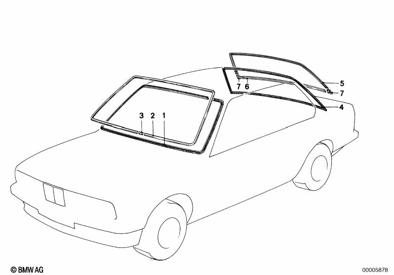 Window mounting parts
