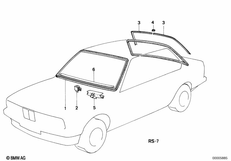 Genuine BMW 51311934902 E30 Decorative Frame Right (Inc. M3) | ML Performance EU Car Parts