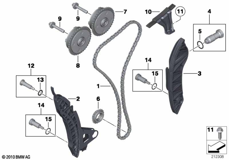 Timing and valve train-timing chain