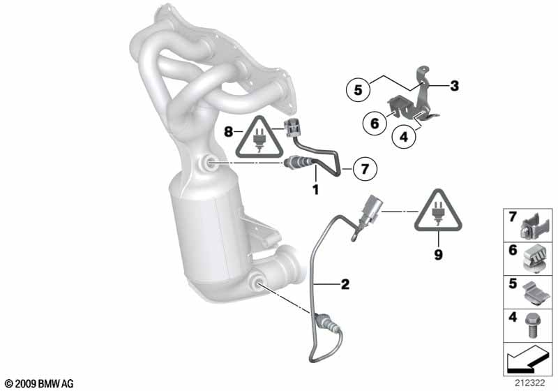 Lambda Probe Fixings
