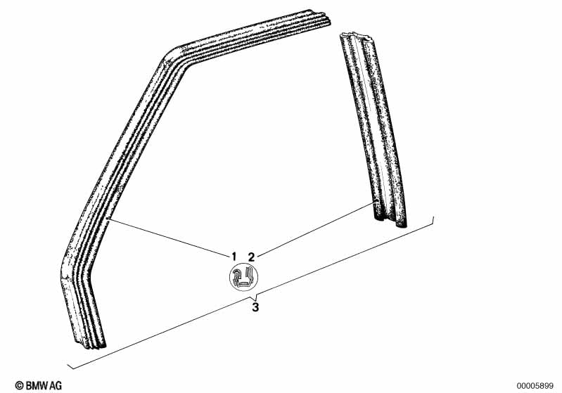 Front window guide