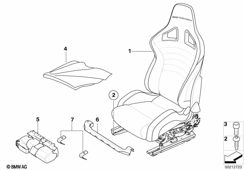 BMW Performance Sport Seat