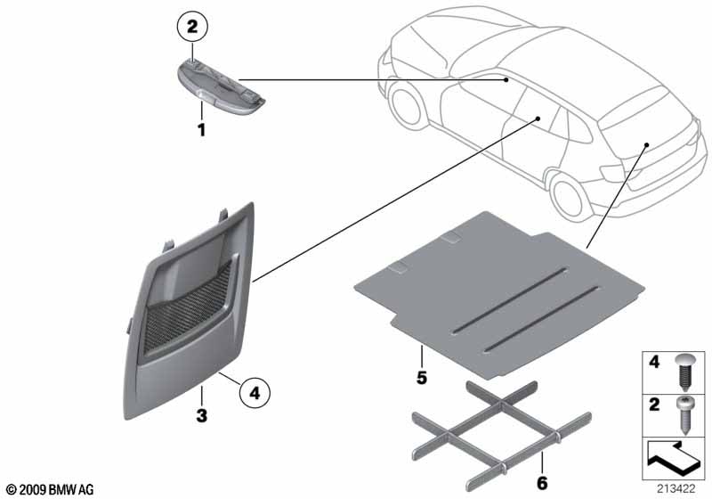 Genuine BMW 51164862873 E84 Tray For Glasses BEIGE (Inc. X1 16d, X1 20d & X1 28i) | ML Performance UK Car Parts