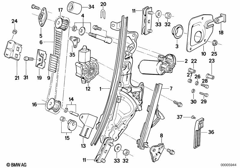 Genuine BMW 51332292173 Adjusting Pulley (Inc. Z1) – ML Performance