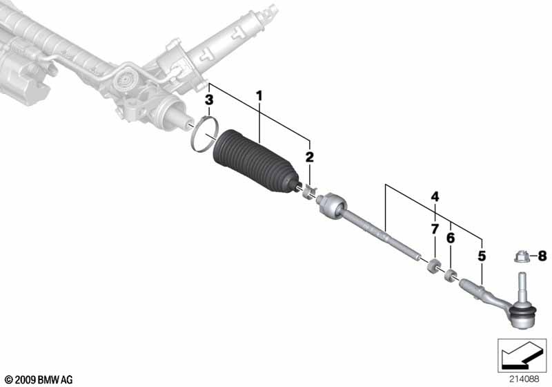Steering linkage/tie rods