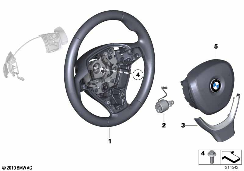 Sports st. wheel airbag multif./paddles