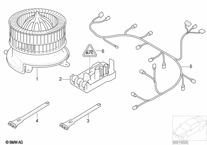 Electric parts f automatic air condition