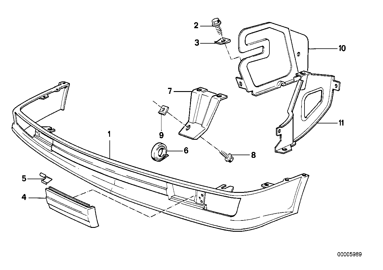 Genuine BMW 51111967446 E24 Reinforcement Right (Inc. 635CSi, M6 & M635CSi) | ML Performance UK Car Parts
