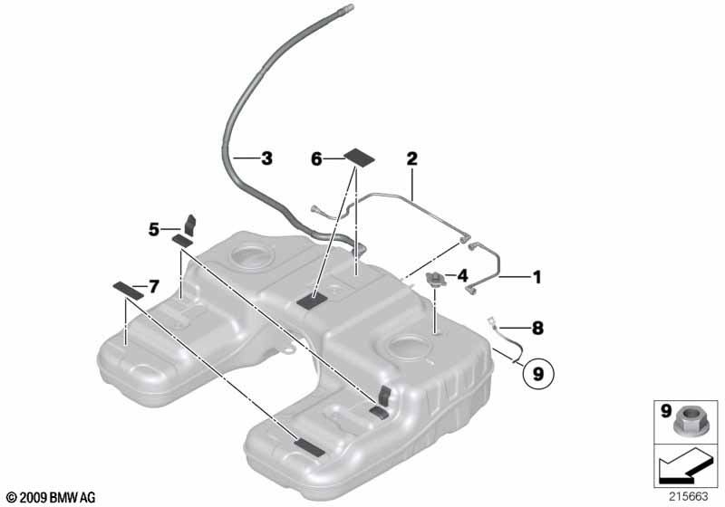 Genuine BMW 16117217903 E72 Pressure-Temperature Sensor (Inc. Hybrid X6) | ML Performance EU Car Parts
