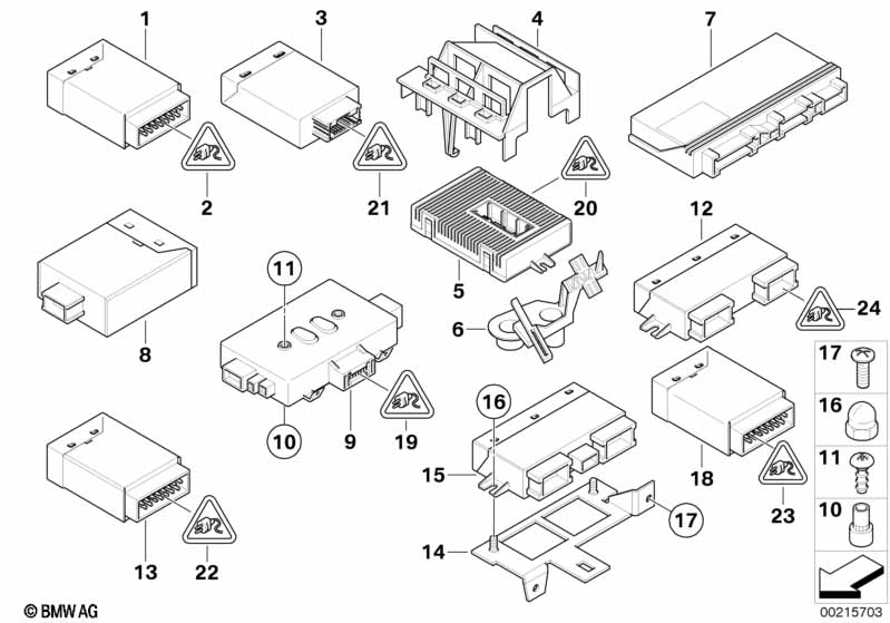 Genuine BMW 61359266274 E64 E61 E63 Control Unit Micro Power Modul (Inc. M6, 530xd & 530xi) | Duco Car Parts UK Car Parts