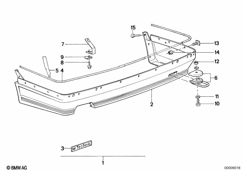 Rear apron M technic