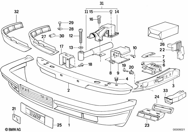 Genuine BMW 51111908065 E32 Sliding Piece (Inc. 740i, 750iLS & 750iL) | ML Performance UK Car Parts