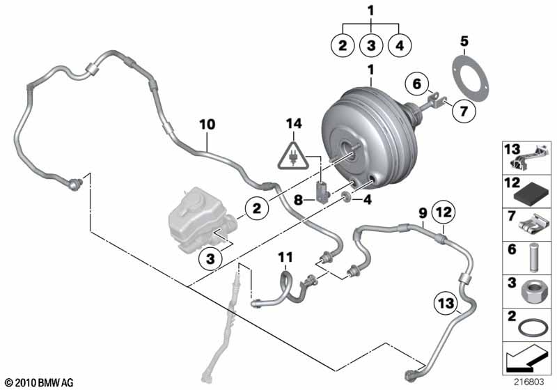 Power brake unit depression