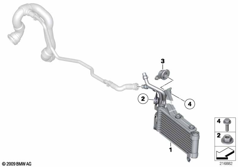 Genuine BMW 17117602241 E93 E82 E92 Left Radiator (Inc. M Coupé & 335is) | ML Performance EU Car Parts