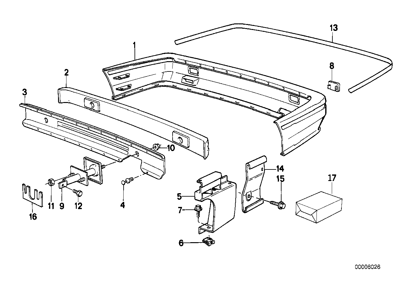 Genuine BMW 51122230692 E30 Carrier M SPORT E2 / E3 (Inc. M3) | ML Performance UK Car Parts