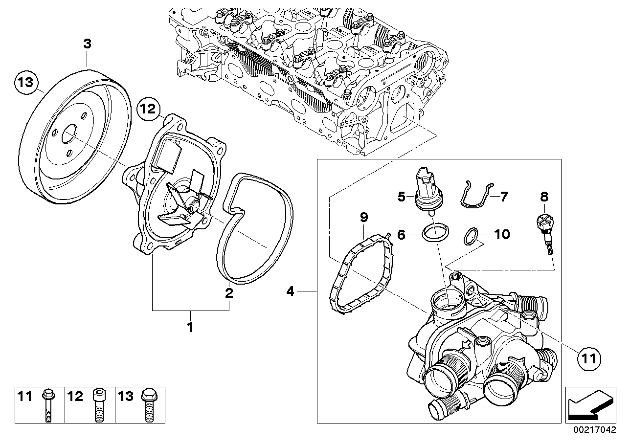 Genuine BMW 11537559883 R56 Vent Screw M6 (Inc. Cooper S, Cooper & One 55kW) | Duco Car Parts UK Car Parts
