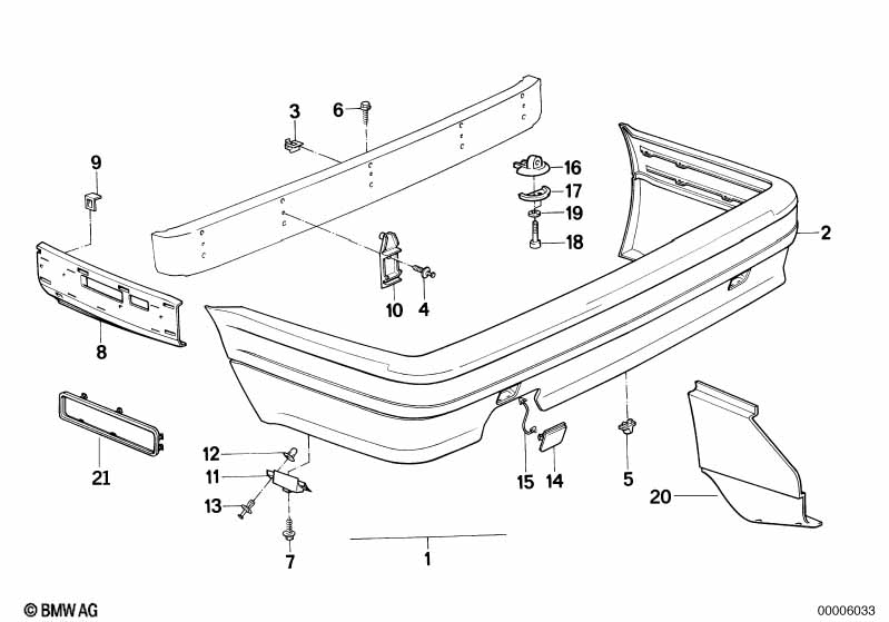 Rear apron M technic